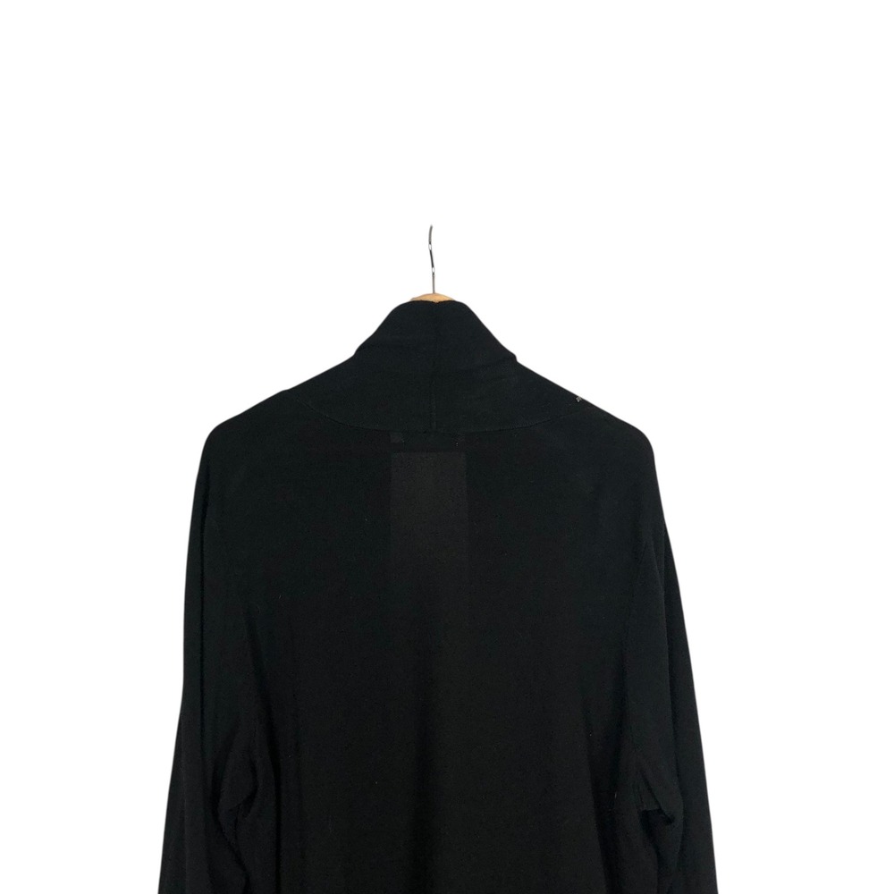89th + Madison Black Studded Open Front Knit Cardigan Sweater Size 2X Gothic - Picture 6 of 11